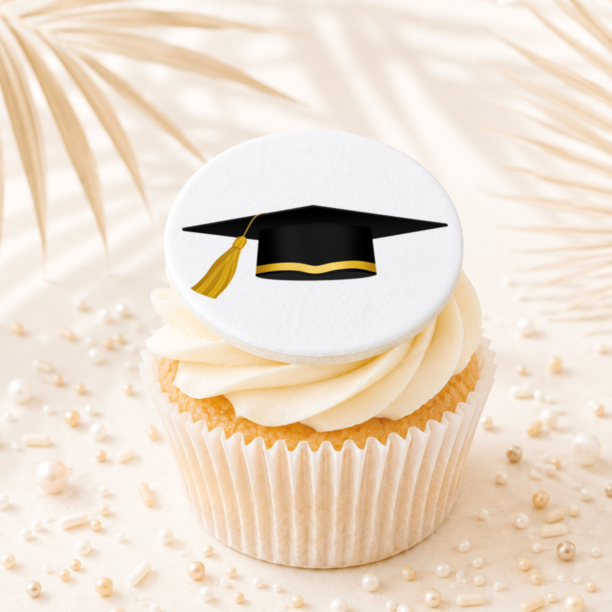 Graduation Cap Topper Edible Cake Decorations