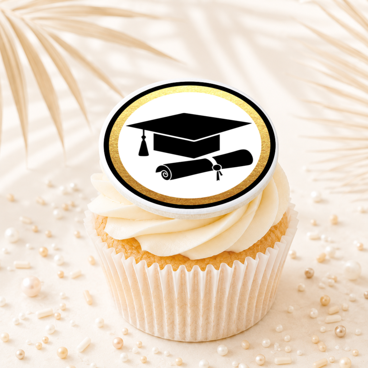 Graduation 01 Topper Edible Cake Decorations