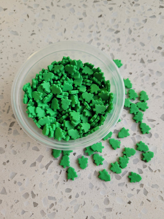 Confetti Cake Sprinkles Trees - Green  20g