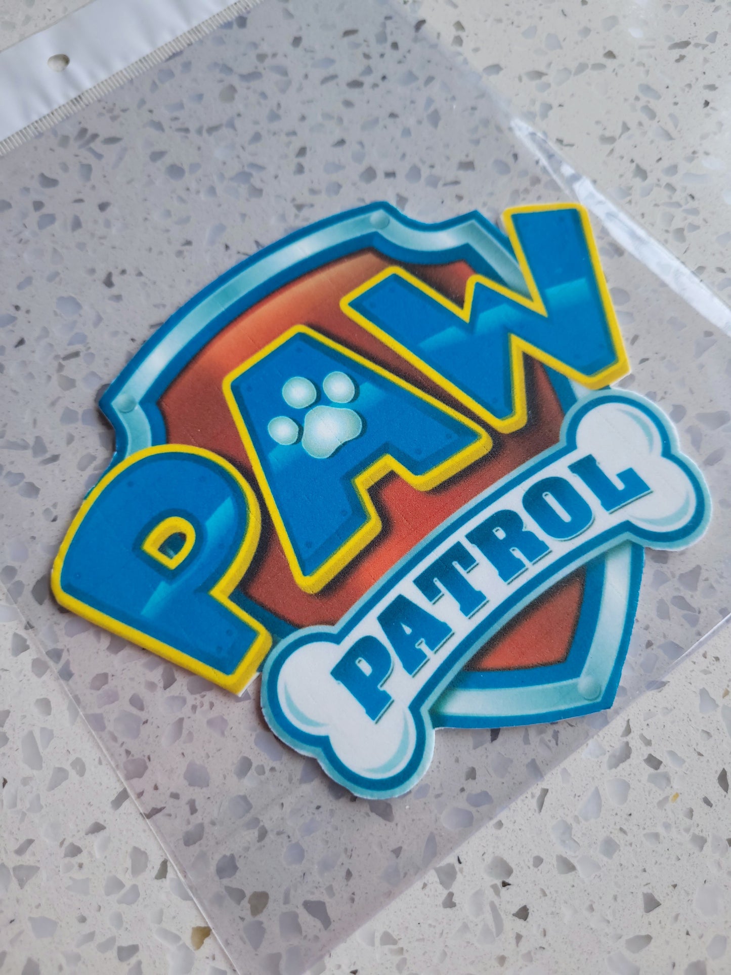 Fondant Cut Out Paw Patrol #01 Height 12.5cm