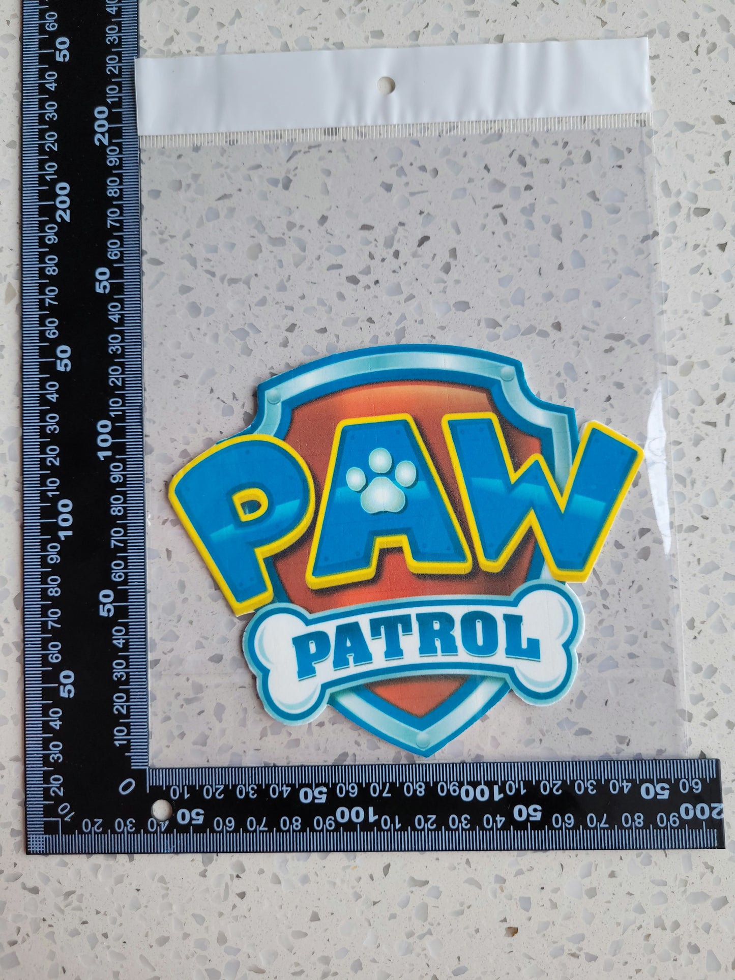 Fondant Cut Out Paw Patrol #01 Height 12.5cm