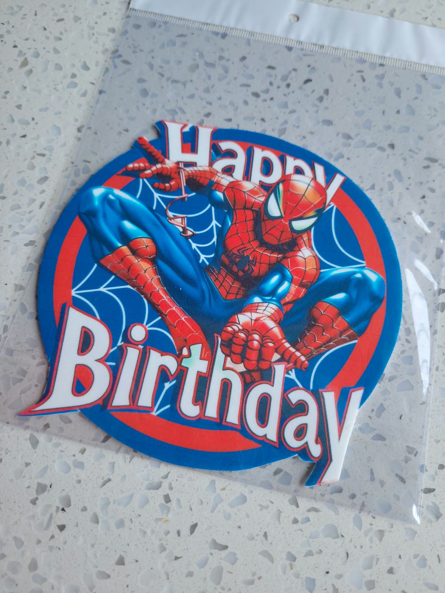 Fondant Cut Out Spiderman #05 Height 14cm