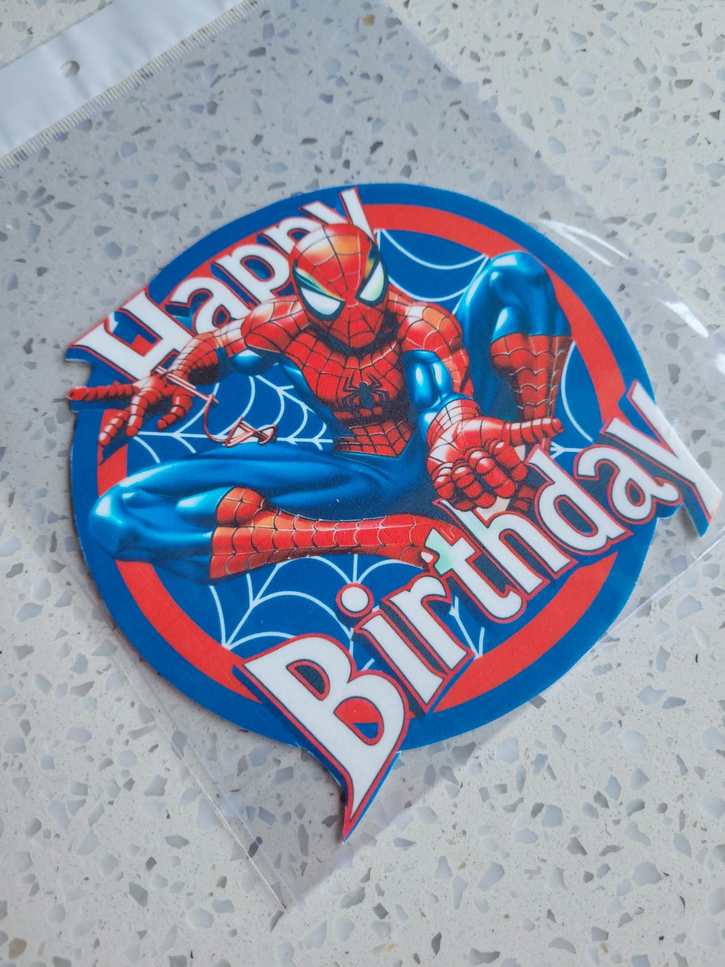 Fondant Cut Out Spiderman #05 Height 14cm