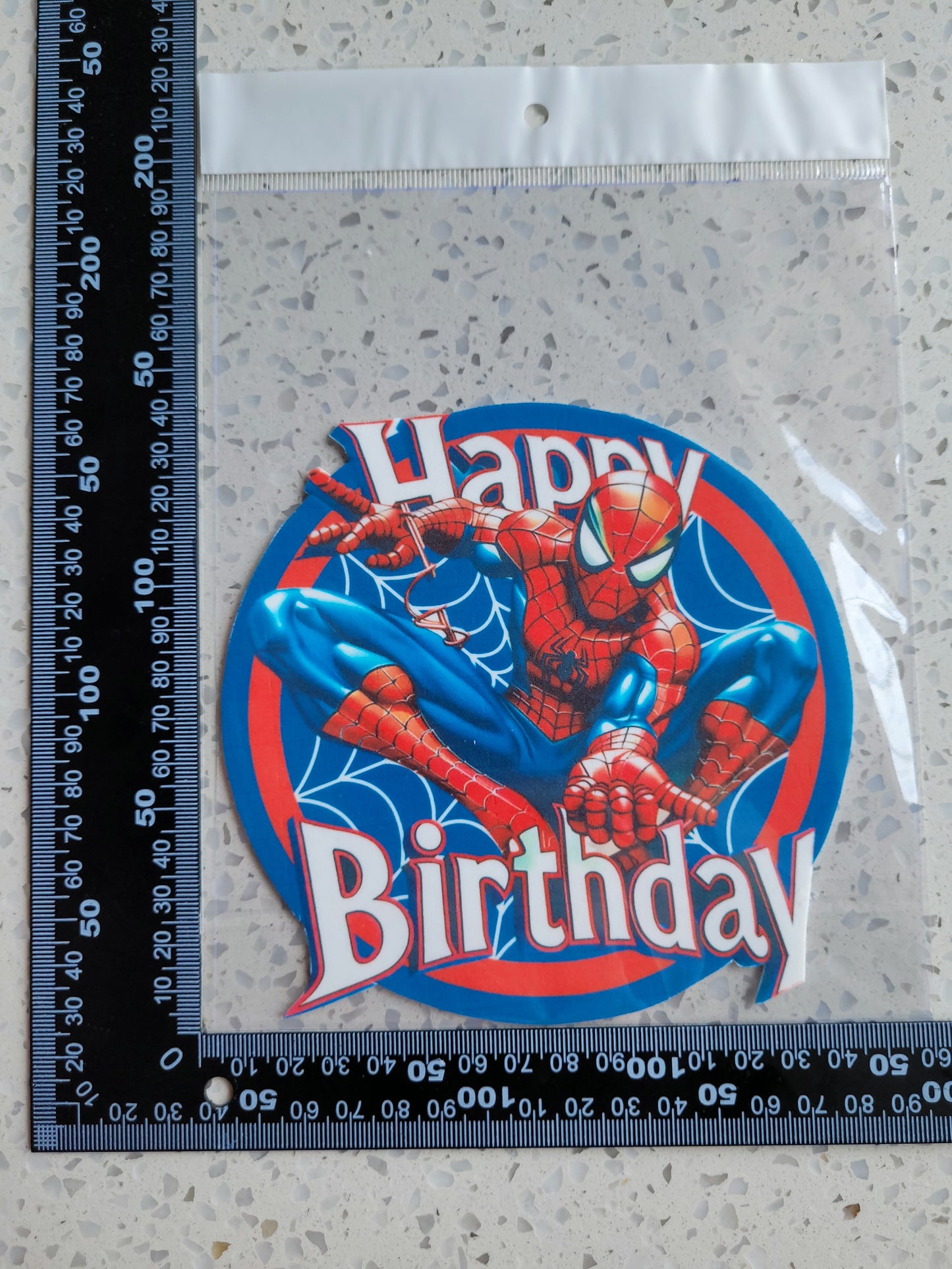 Fondant Cut Out Spiderman #05 Height 14cm