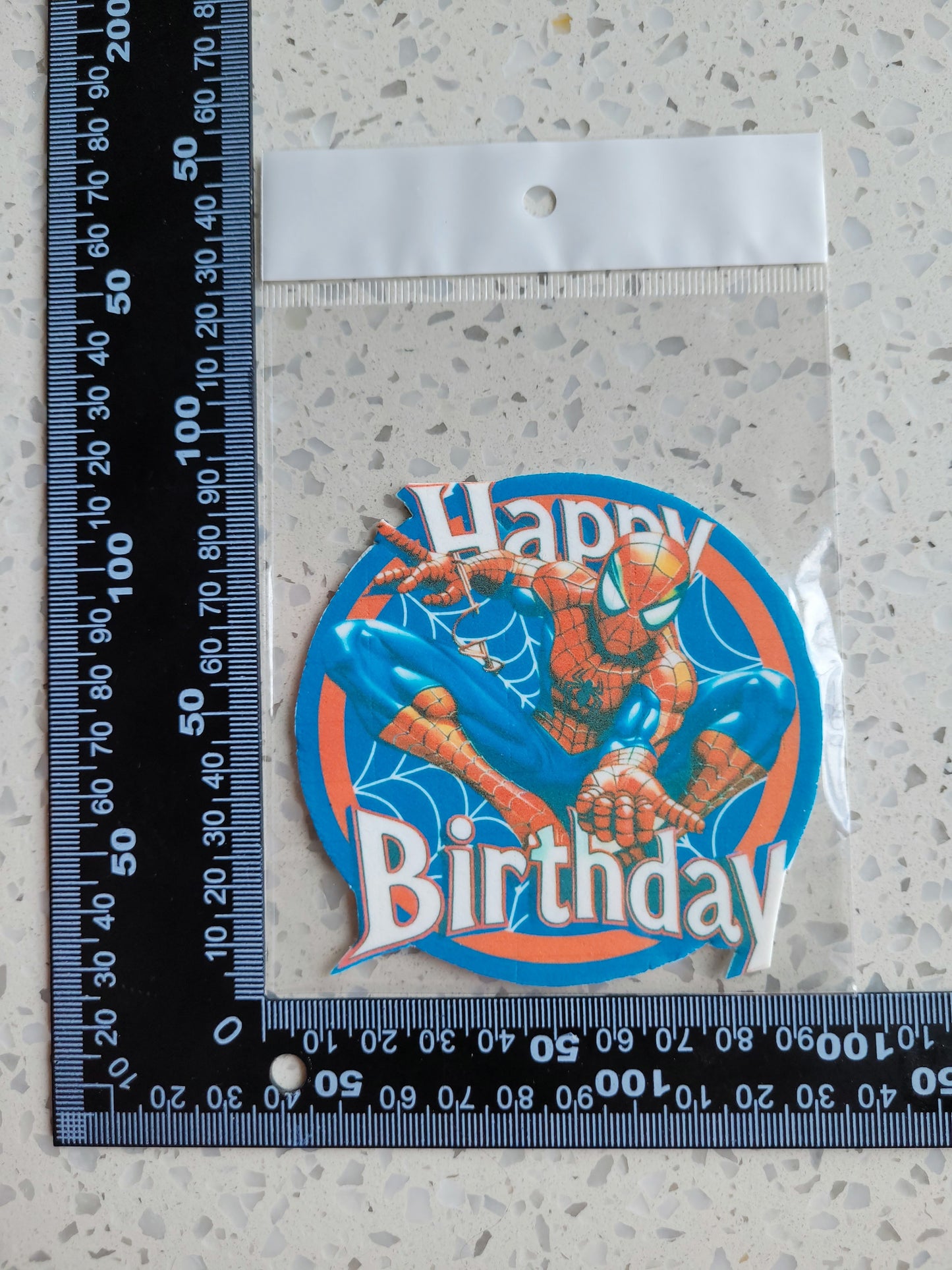Fondant Cut Out Spiderman #06 Height 9cm