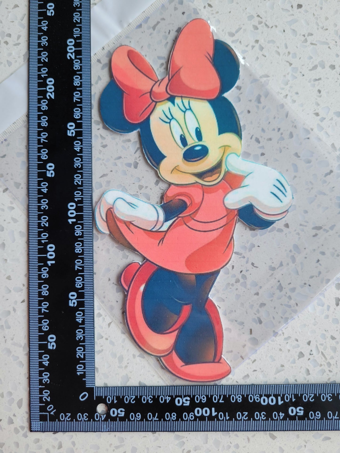 Fondant Cut Out Minnie Mouse #01 Height 21.5cm