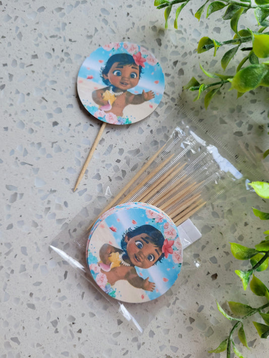 Paperboard Toppers Moana - Baby Moana 12s #02