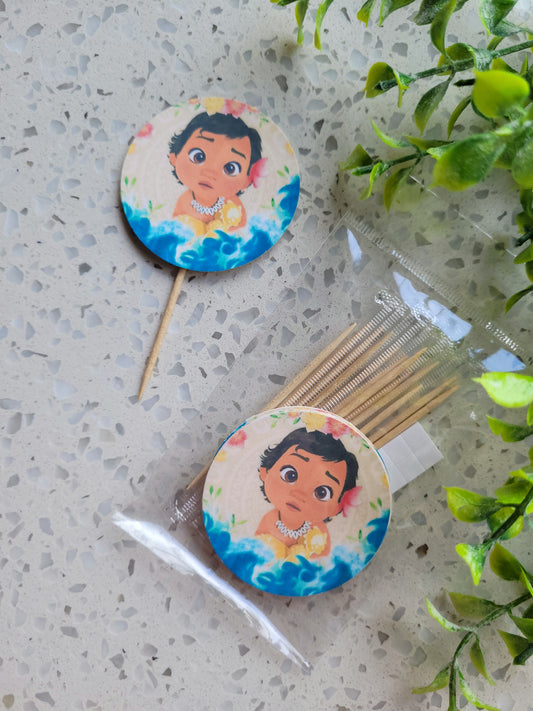Paperboard Toppers Moana - Baby Moana 12s #03