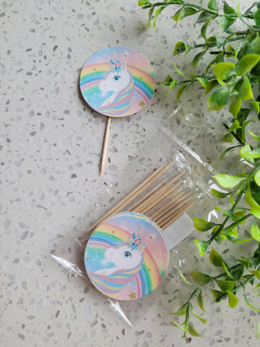 Paperboard Toppers Unicorn 12s #01