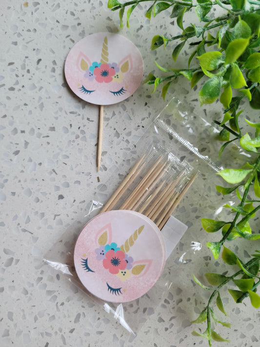 Paperboard Toppers Unicorn 12s #02