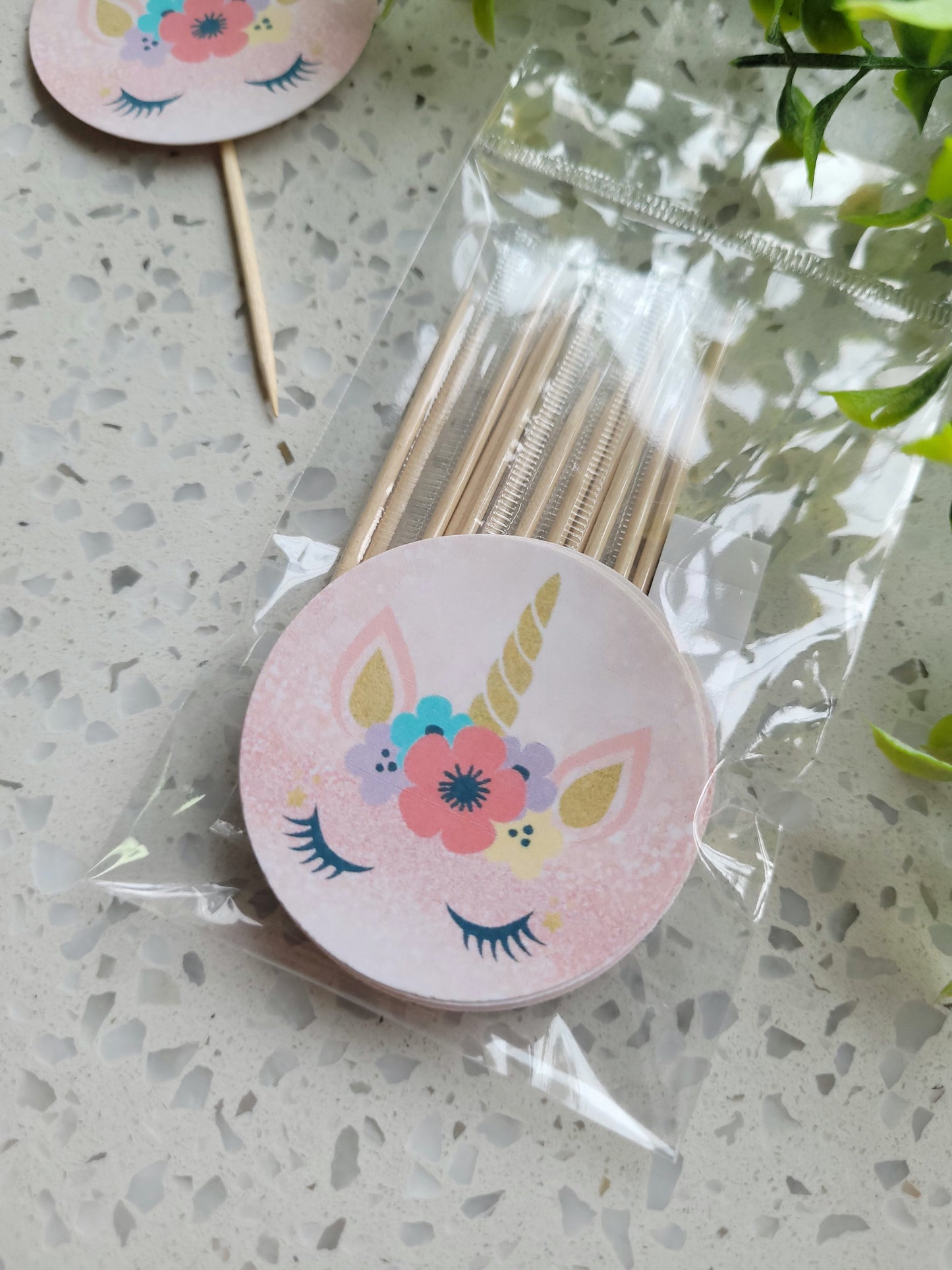 Paperboard Toppers Unicorn 12s #02