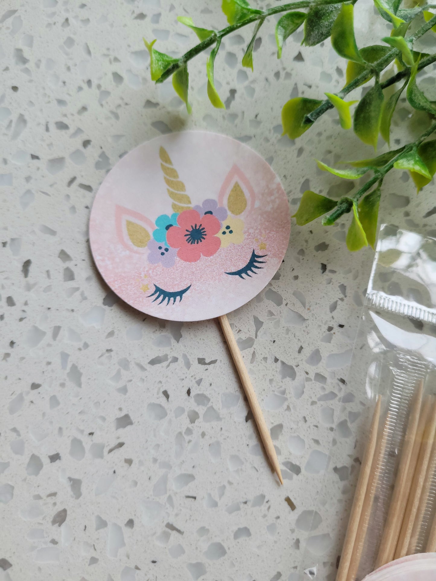 Paperboard Toppers Unicorn 12s #02