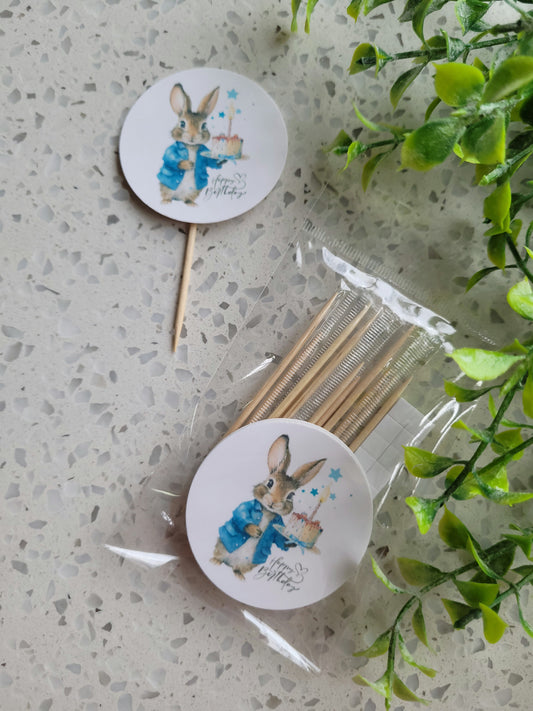 Paperboard Toppers Peter Rabbit 12s #01