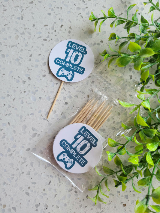 Paperboard Toppers Gaming Level Up 10 12s #01