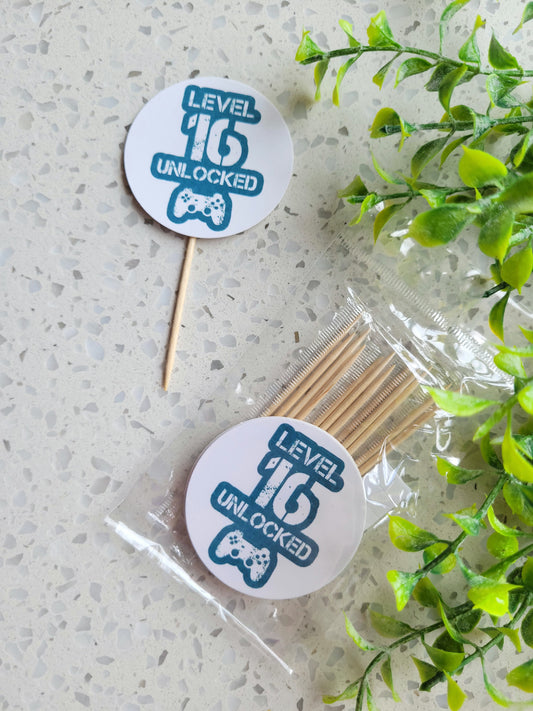Paperboard Toppers Gaming Level Up 16 12s #01