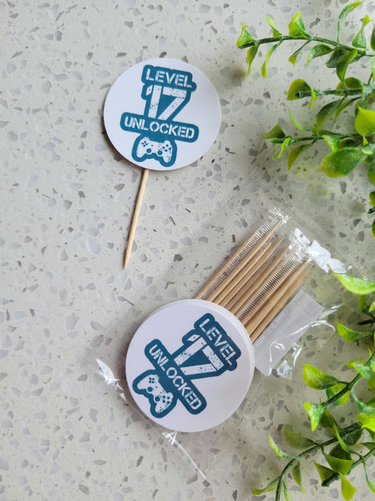 Paperboard Toppers Gaming Level Up 17 12s #01