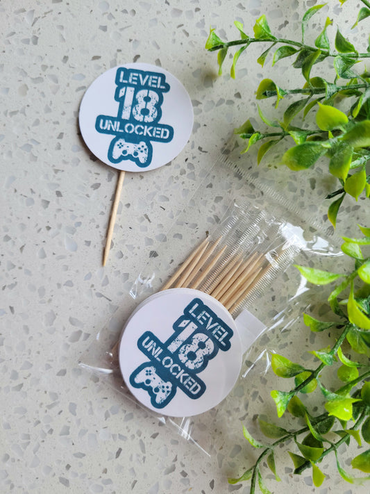 Paperboard Toppers Gaming Level Up 18 12s #01