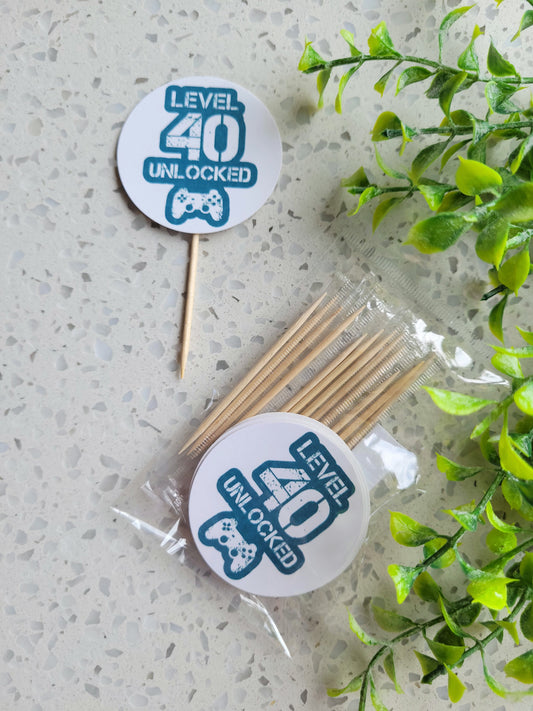 Paperboard Toppers Gaming Level Up 40 12s #01