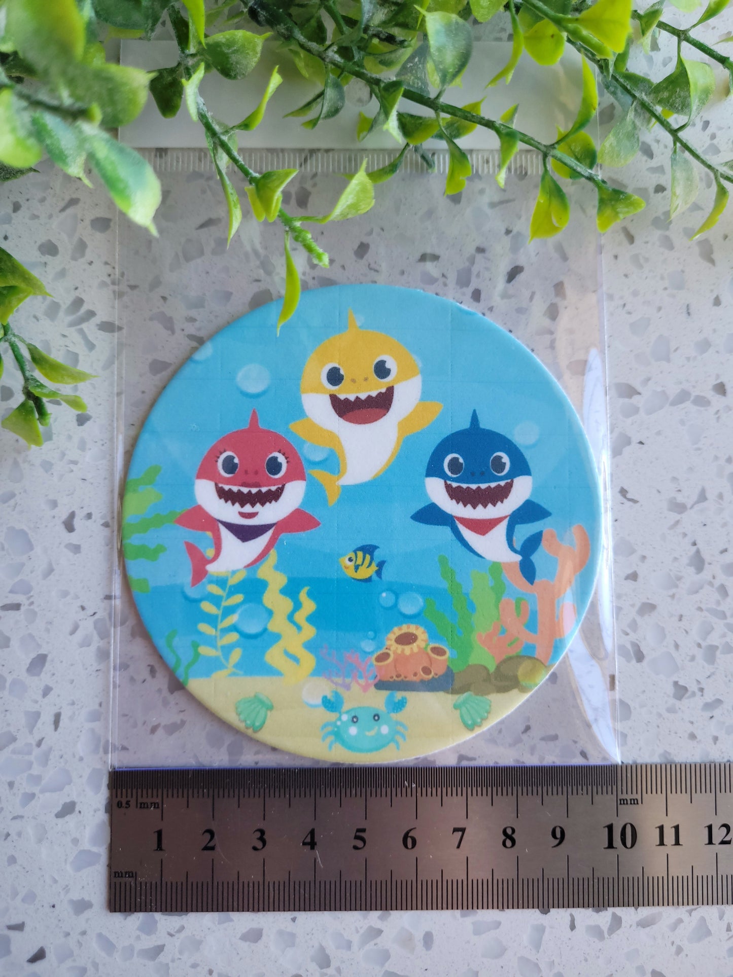 Assorted Size Fondant Topper Baby Shark #02