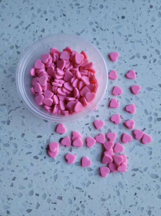 Confetti Cake Sprinkles Hearts - Pink 20g (Copy)