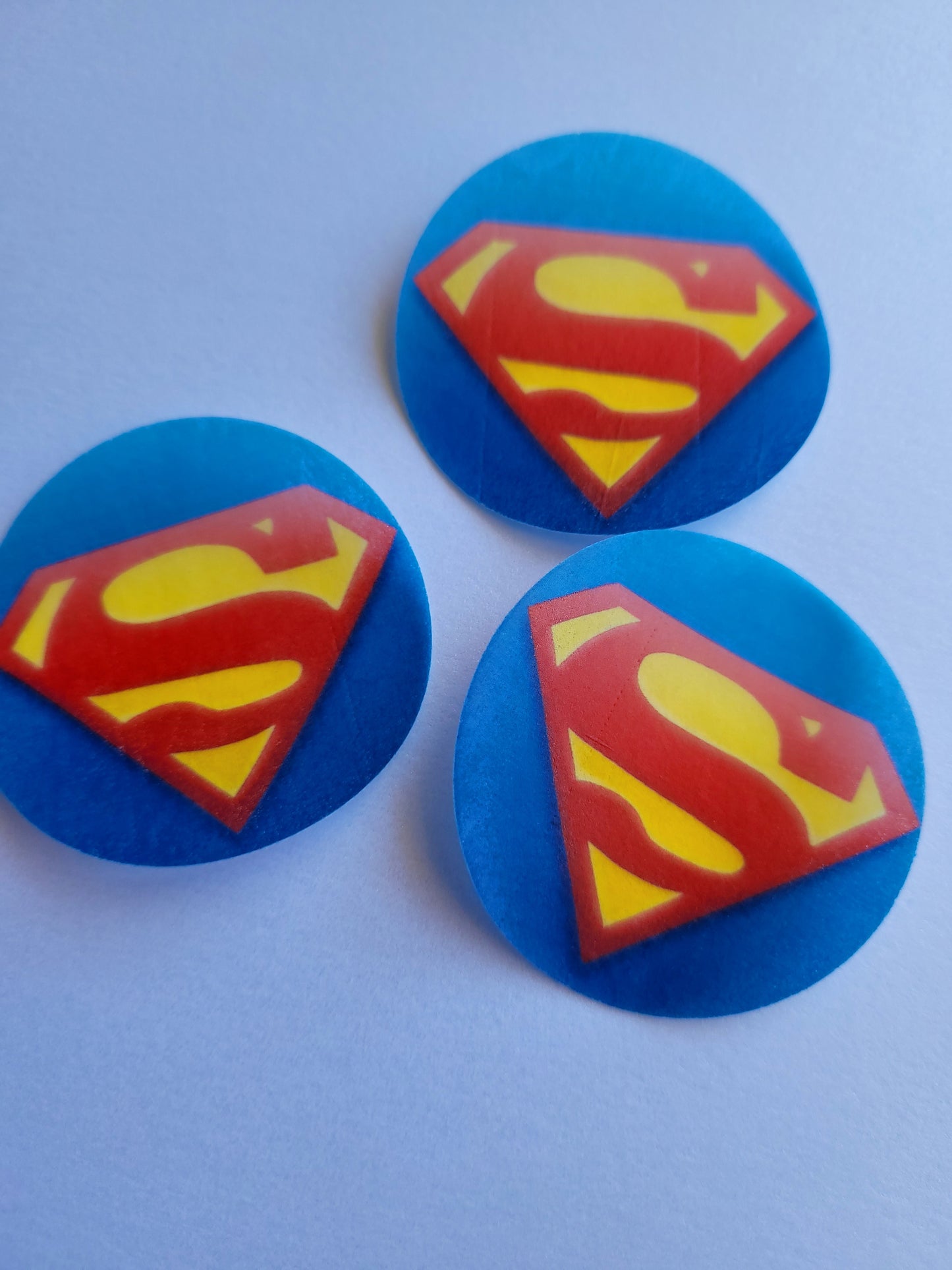 Edible Wafer Paper Pre-cut Toppers Superman #01