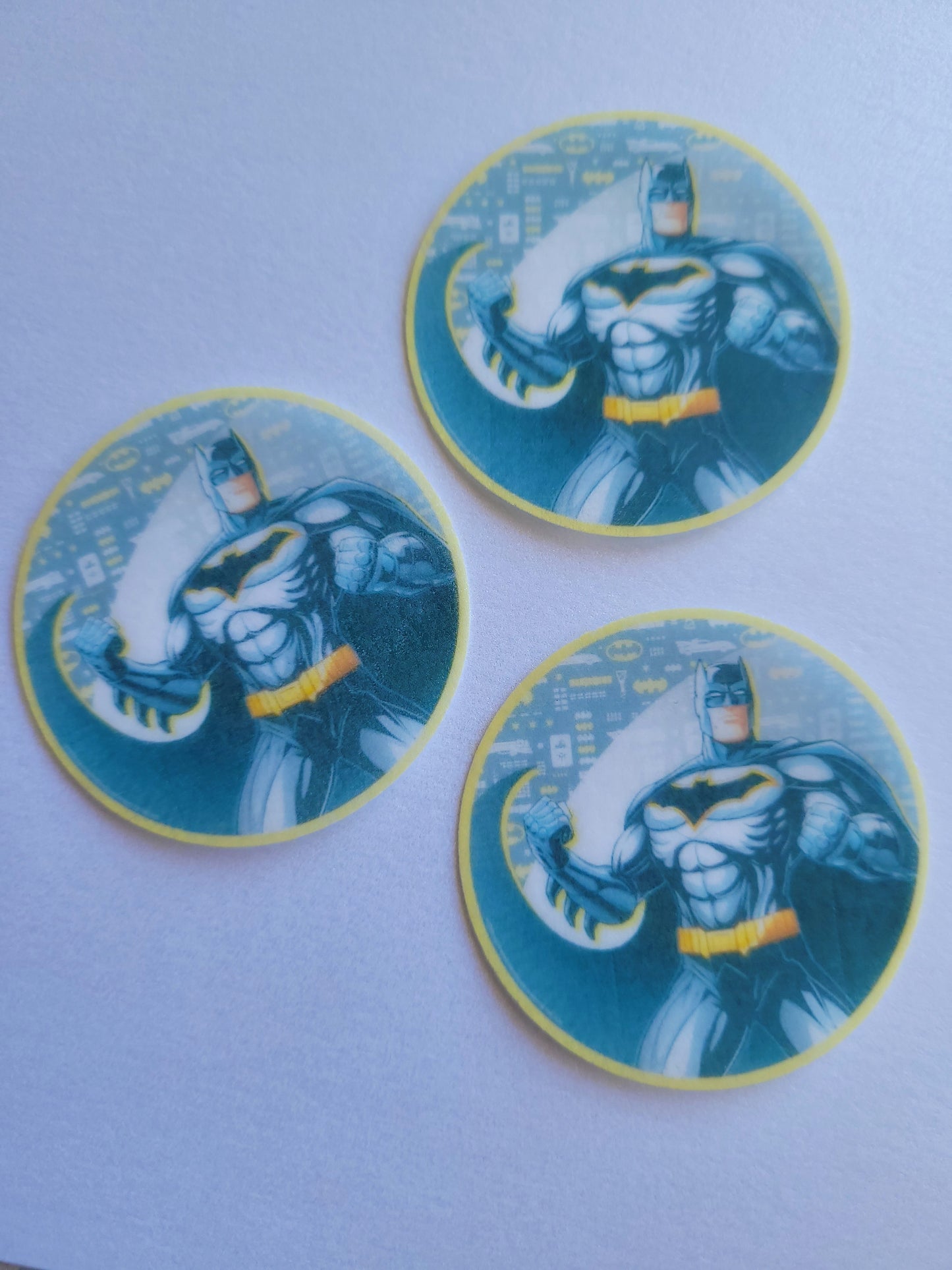 Edible Wafer Paper Pre-cut Toppers Batman #02