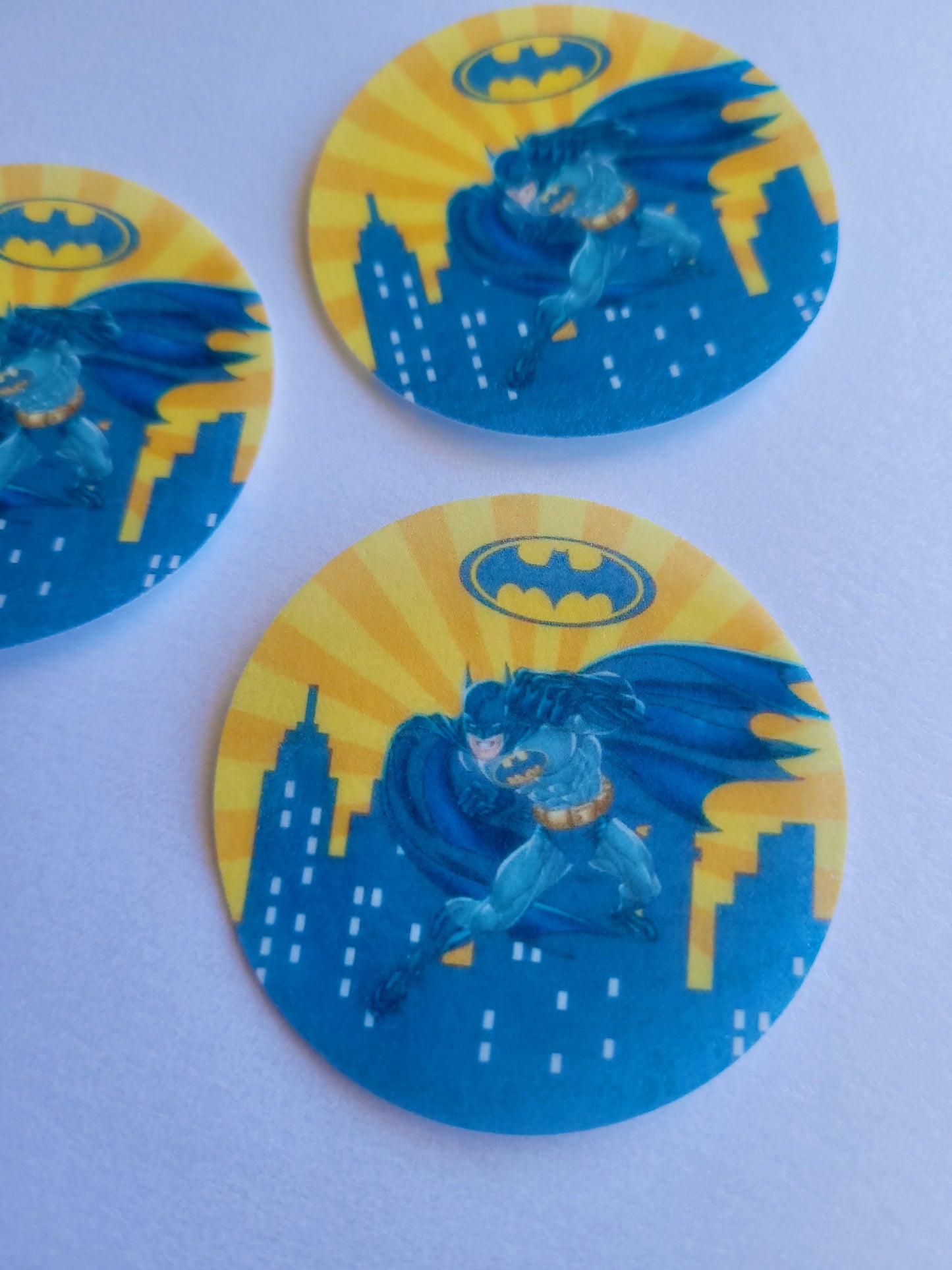 Edible Wafer Paper Pre-cut Toppers Batman #01