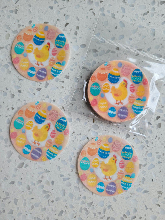 Edible Wafer Paper Pre-cut Toppers Easter #01