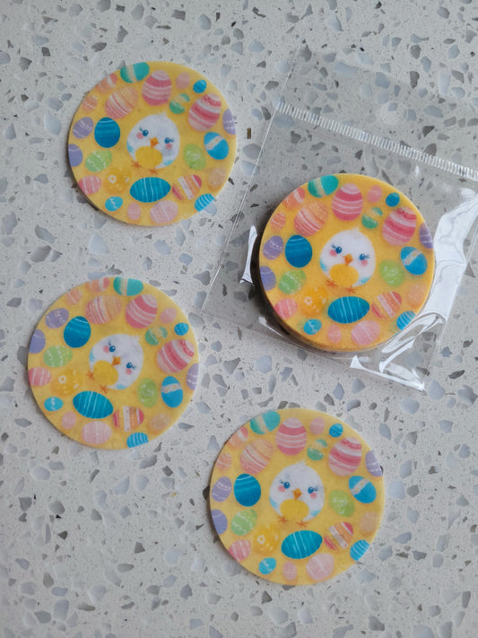 Edible Wafer Paper Pre-cut Toppers Easter #03