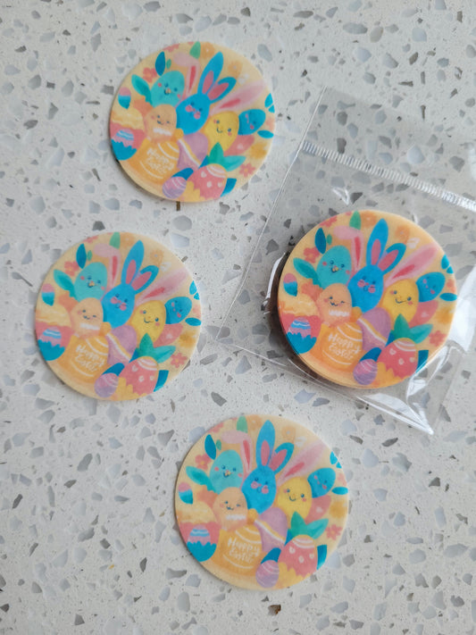 Edible Wafer Paper Pre-cut Toppers Easter #02