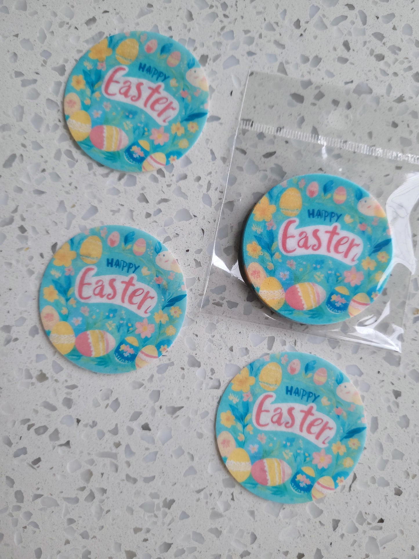 Edible Wafer Paper Pre-cut Toppers Easter #12