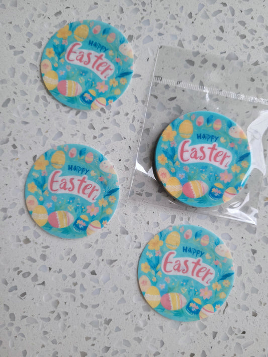 Edible Wafer Paper Pre-cut Toppers Easter #12