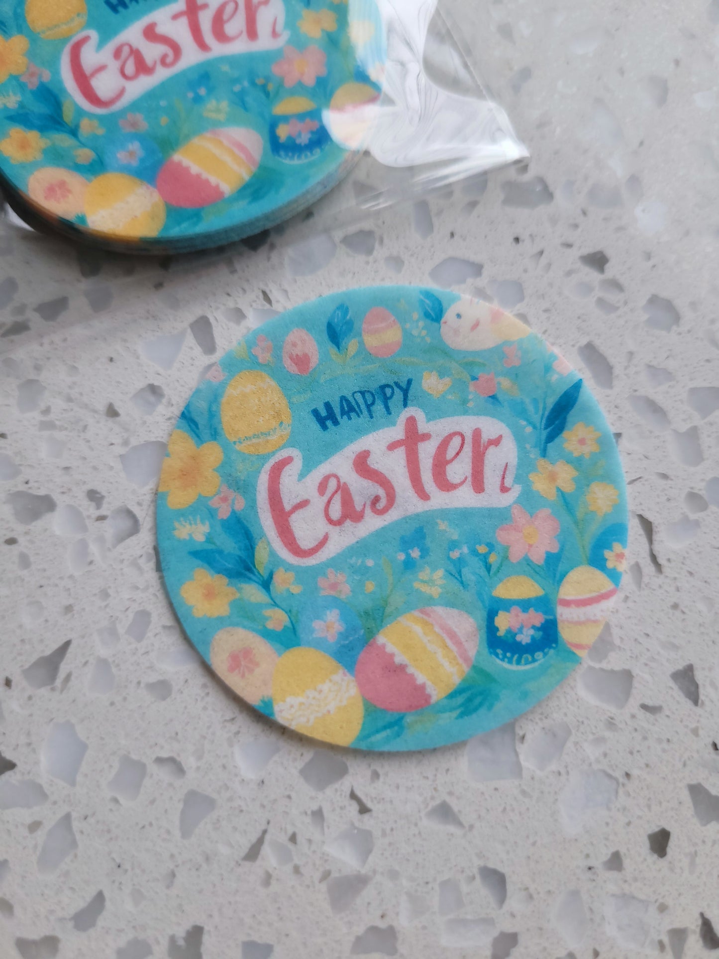 Edible Wafer Paper Pre-cut Toppers Easter #12
