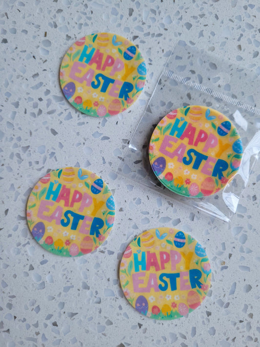 Edible Wafer Paper Pre-cut Toppers Easter #13