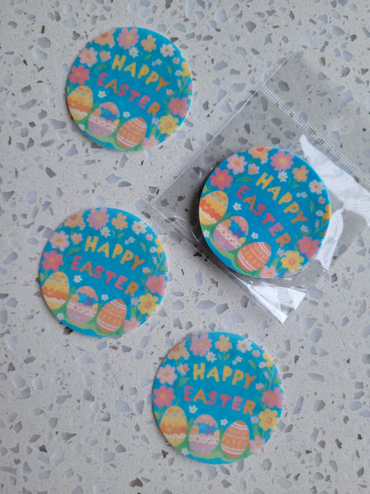 Edible Wafer Paper Pre-cut Toppers Easter #16