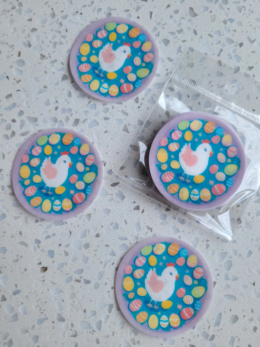 Edible Wafer Paper Pre-cut Toppers Easter #22