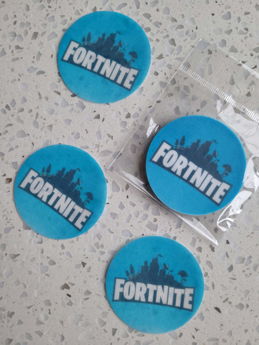 Edible Wafer Paper Pre-cut Toppers Fortnite #01