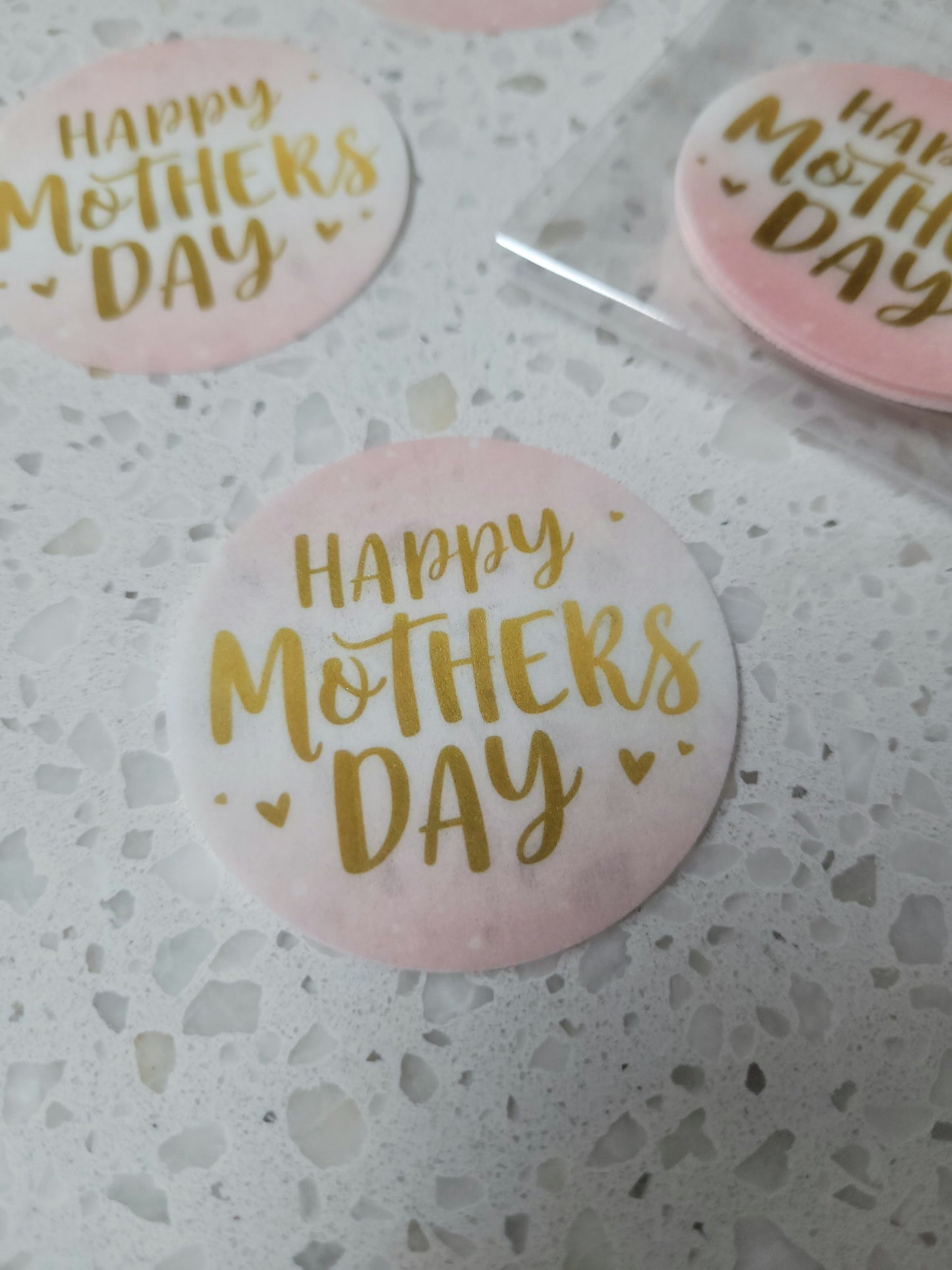 Edible Wafer Paper Pre-cut Toppers Mother's Day #04