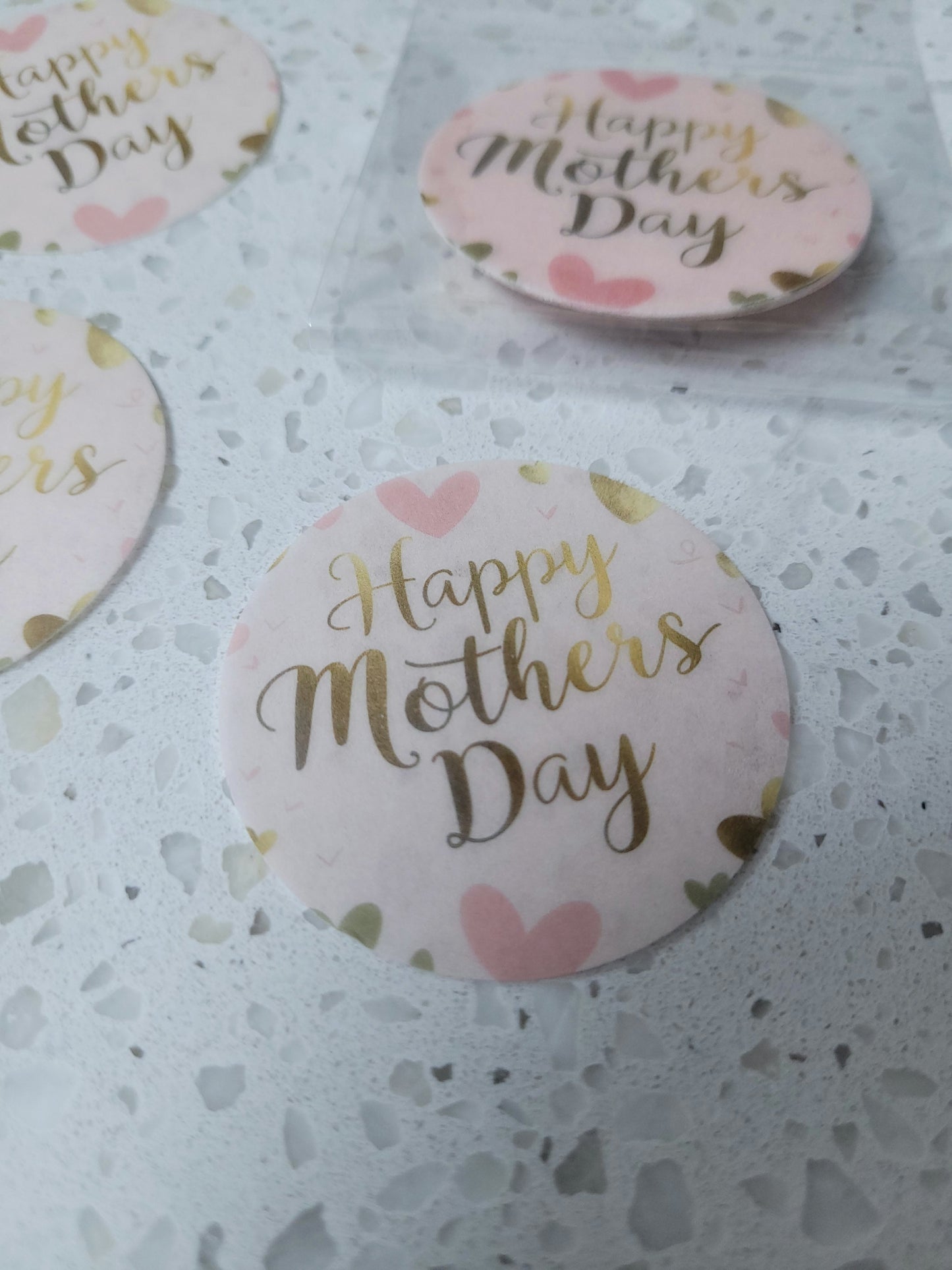 Edible Wafer Paper Pre-cut Toppers Mother's Day #05
