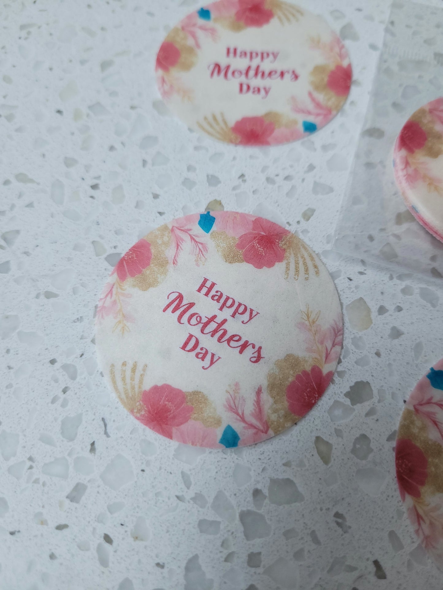 Edible Wafer Paper Pre-cut Toppers Mother's Day #06