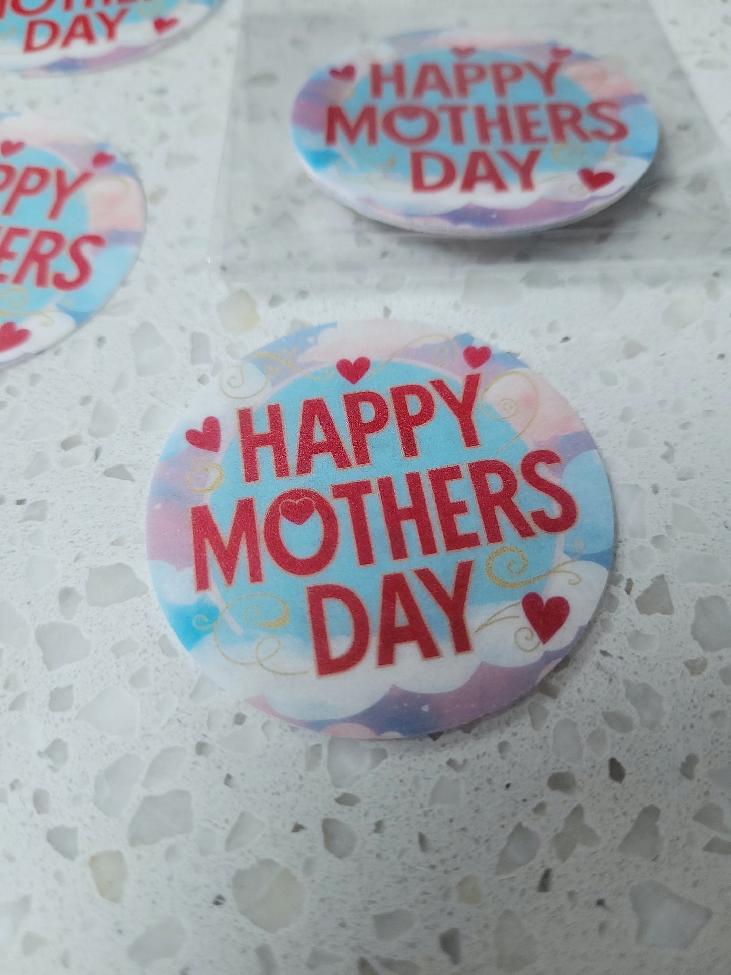 Edible Wafer Paper Pre-cut Toppers Mother's Day #08