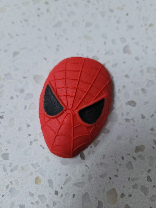 Spiderman Face 1pcs Edible Cake Decorations