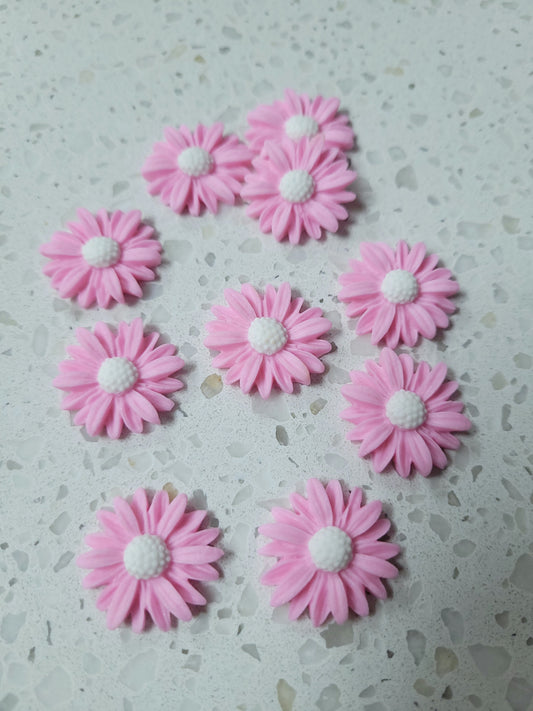 Daisy - Light Pink 10pcs Edible Cake Decorations