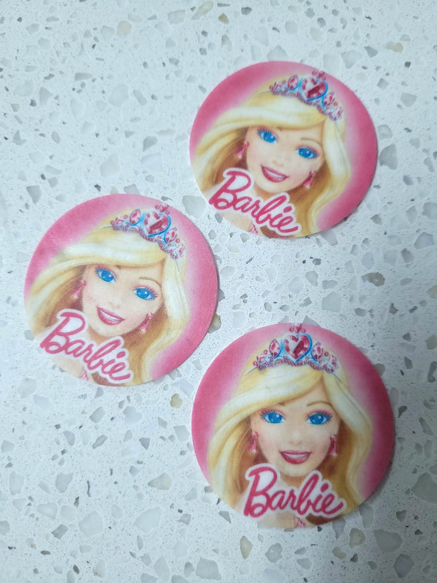 Edible Wafer Paper Pre-cut Toppers Barbie #01