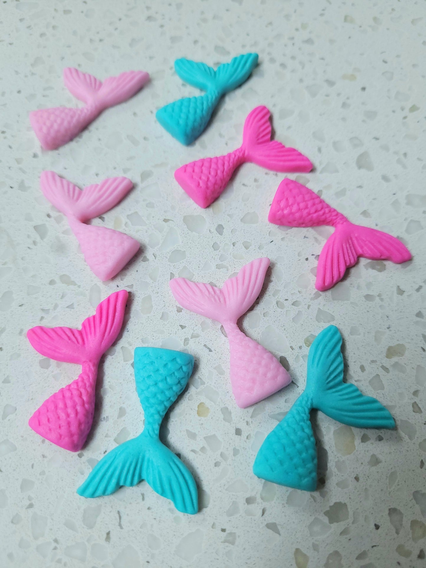 Mermaid Tails #01 9pcs Edible Cake Decorations