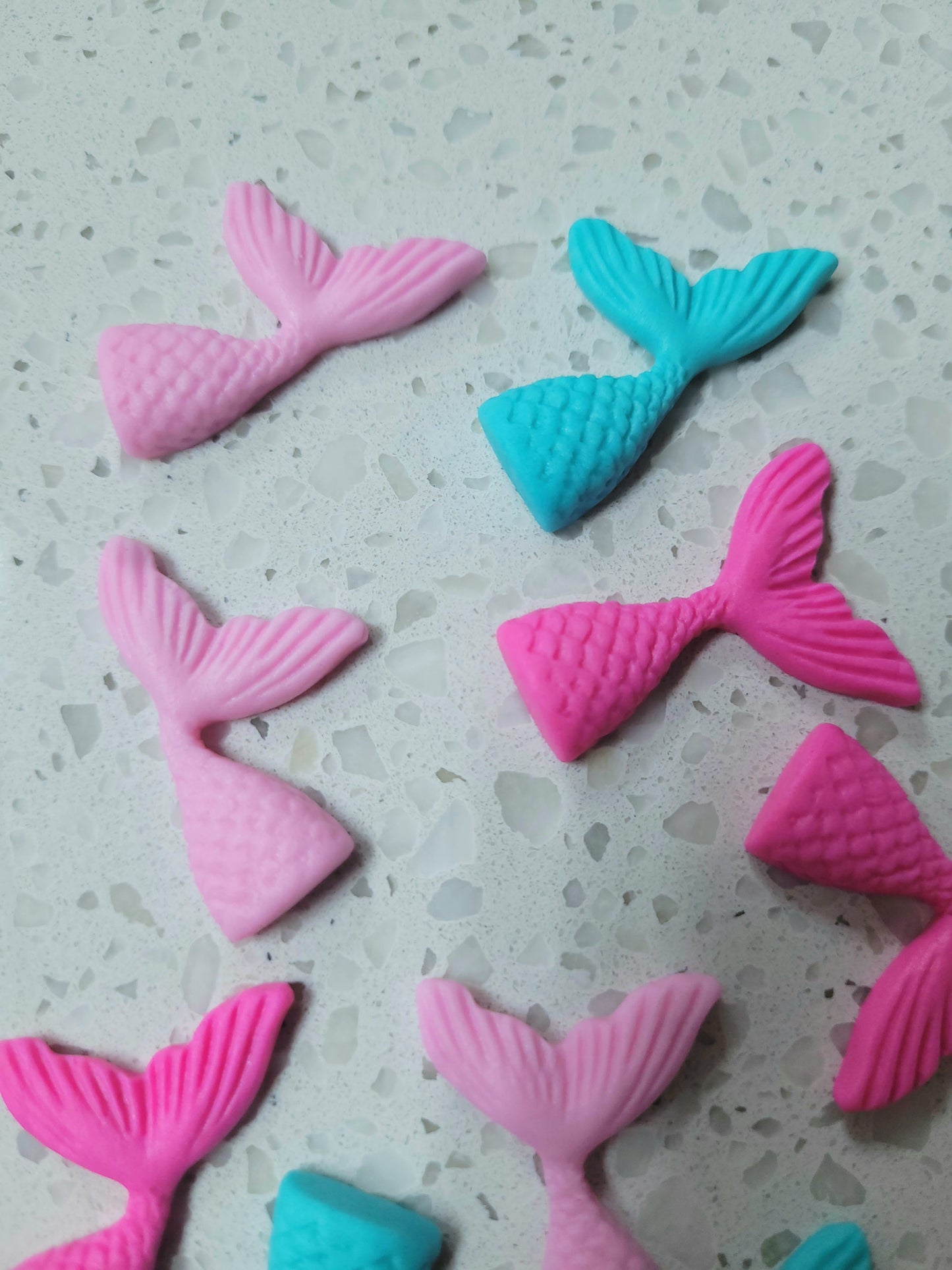 Mermaid Tails #01 9pcs Edible Cake Decorations