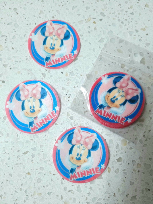 Edible Wafer Paper Pre-cut Toppers Minnie #02