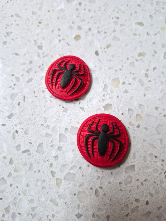 Spiderman Spider Disk 2pcs Edible Cake Decorations