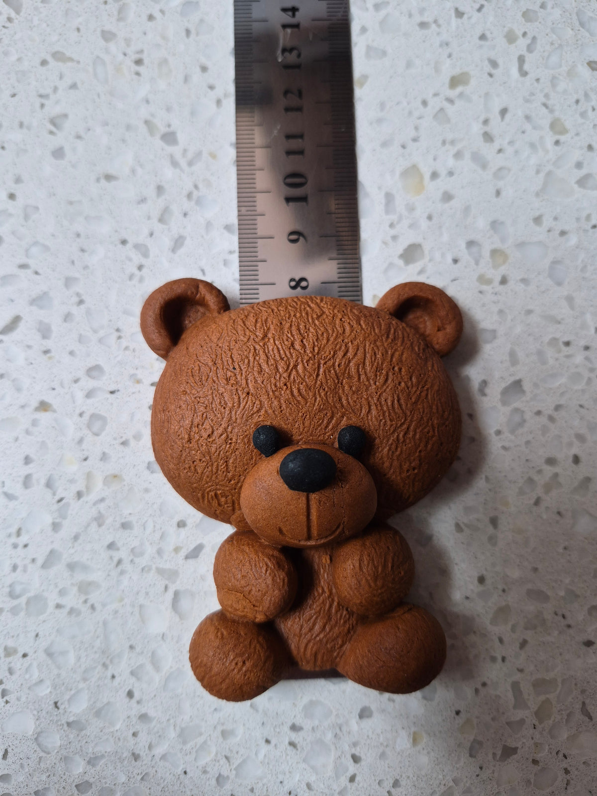 Bear Chocolate Brown 1pcs Edible Cake Decorations