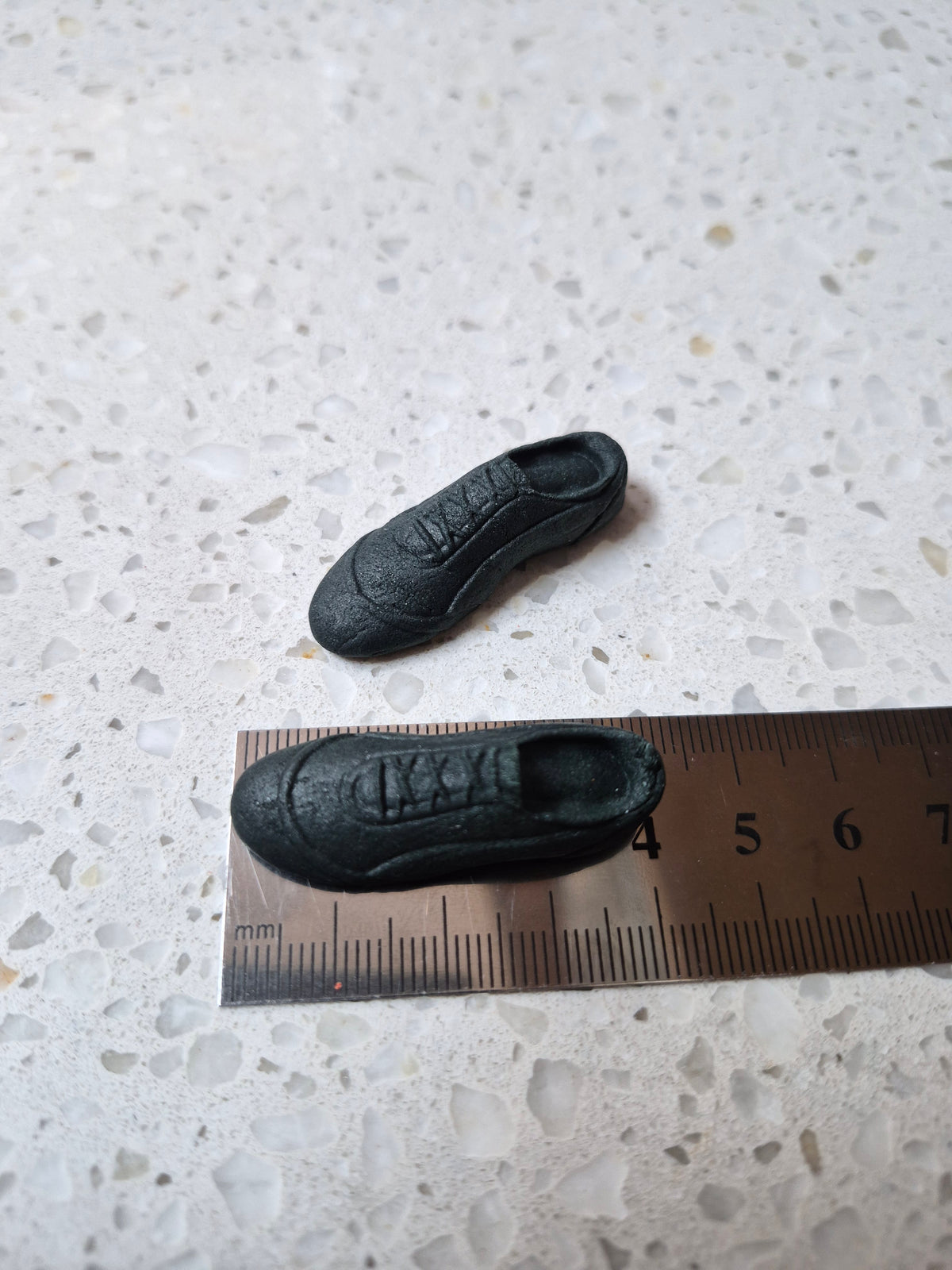 Sport Shoes Black 2pcs Edible Cake Decorations